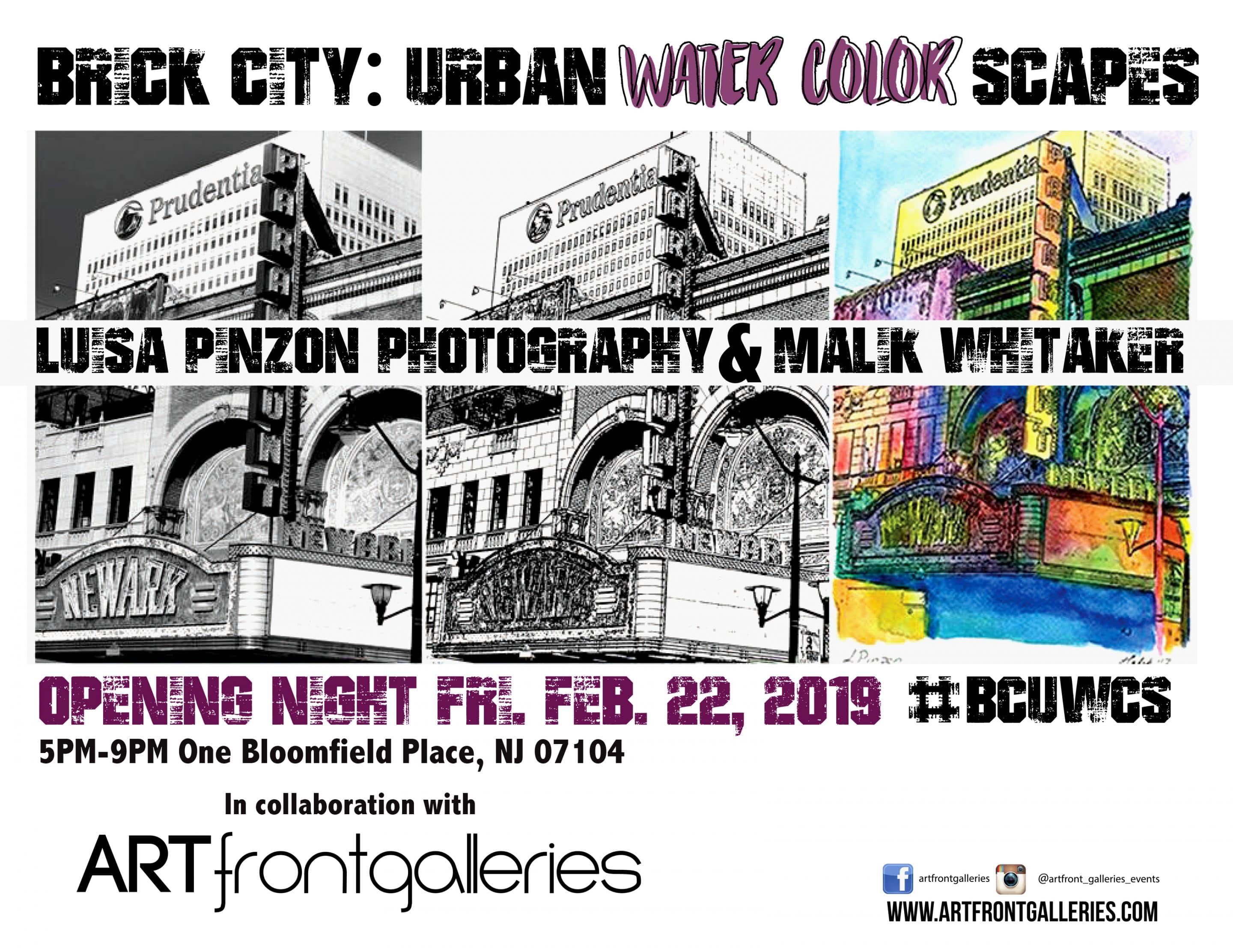 brick city: urban water color scapes opening reception