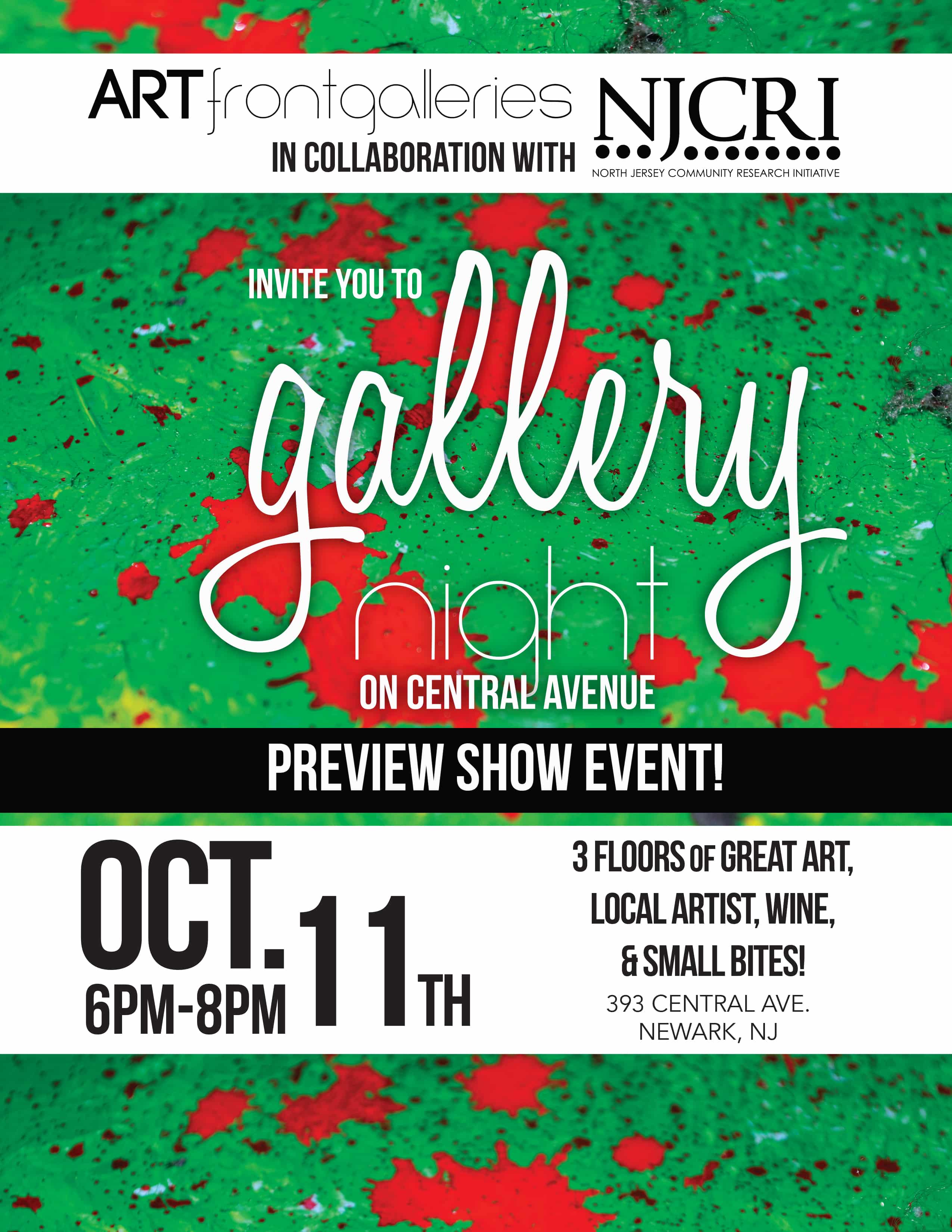 gallery night in collaboration with NJCRI